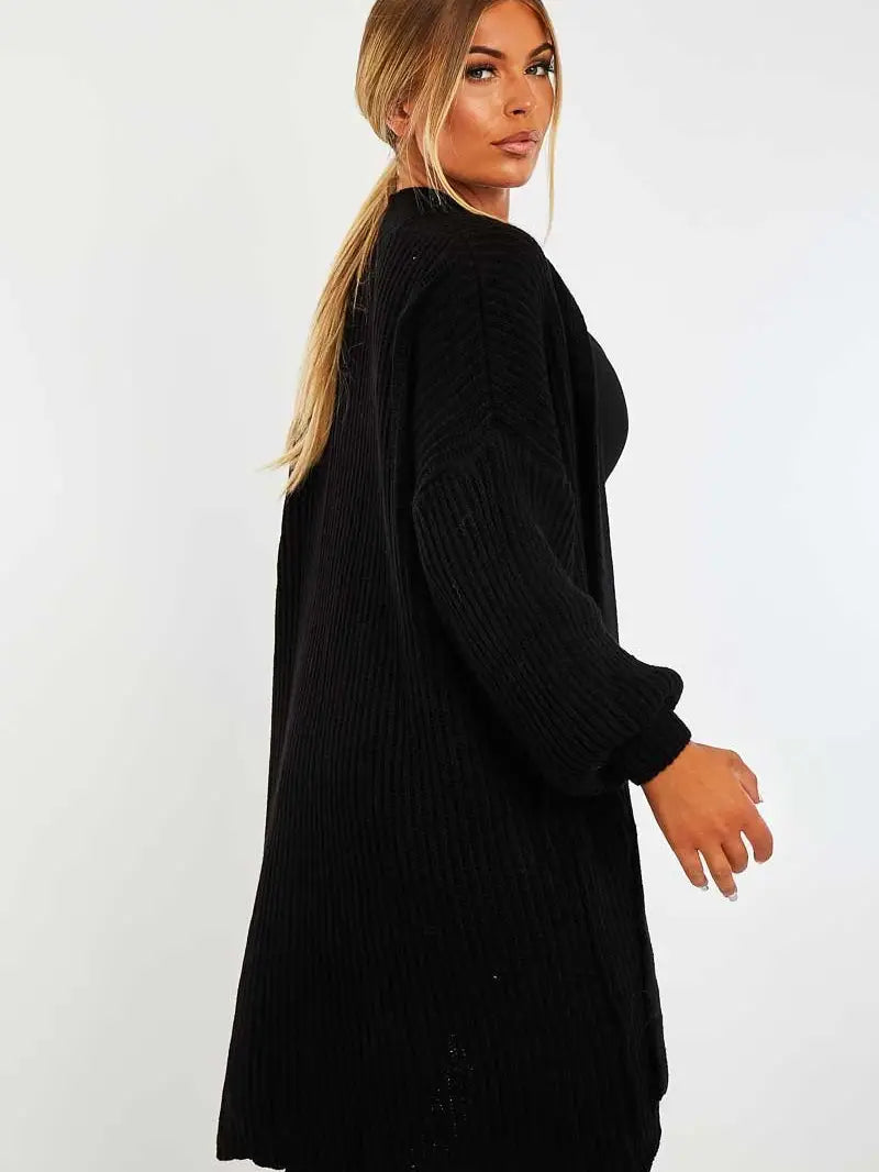 Abbie Knit Cardigan (Black)