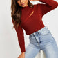 Heather Sweater (Rust)