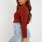 Heather Sweater (Rust)